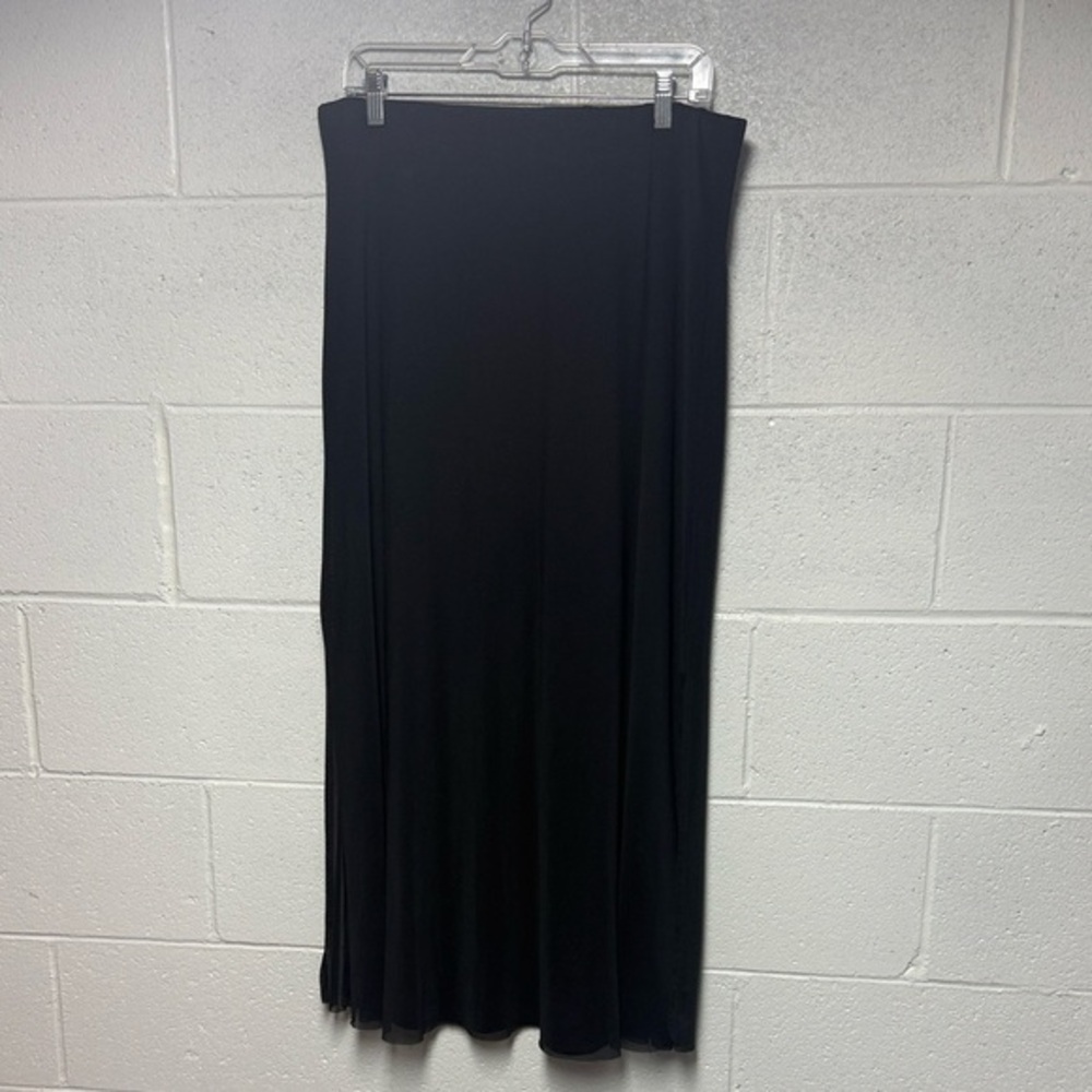 Halogen Elegant Black Maxi Skirt